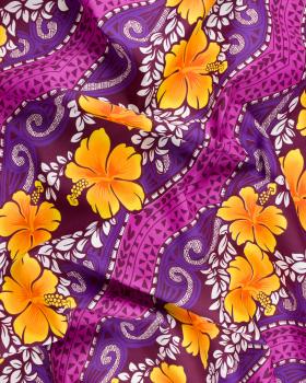 MIAMO Polynesian fabric Purple - Tissushop